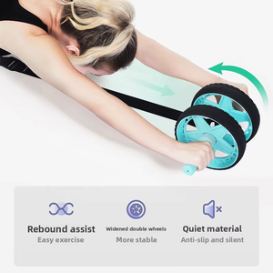 <span class=keywords><strong>New</strong></span> Hot <span class=keywords><strong>Ab</strong></span> bánh xe con lăn với sức đề kháng ban nhạc đầu gối Pad tập thể dục tập thể dục huấn luyện viên cho cơ bụng thể thao giải trí sản phẩm - Product Image 6