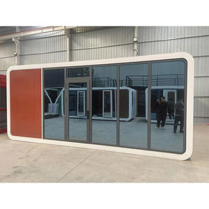 Casa modular barata de fábrica: prefabricada hecha en China para vivir, casa de invitados, Airbnb, uso de cabina de manzana de 40 pies para hotel y sala de estar - Product Image 6