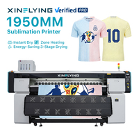 Machine d'impression par sublimation XinFlying 4 têtes Eps I3200-A1 grand format 2400 dpi avec système de séchage pour vêtements, rideaux et drapeaux