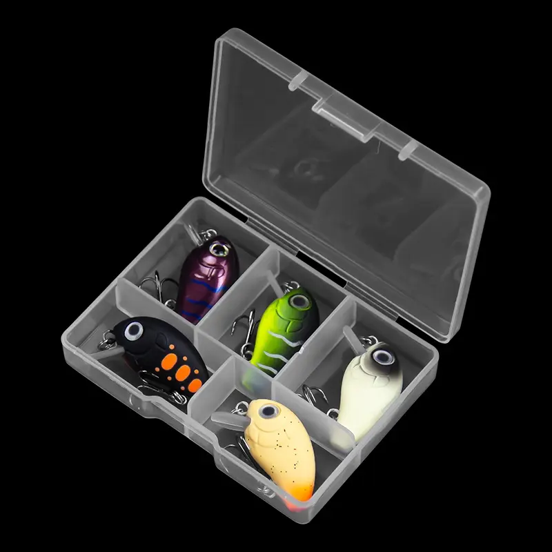 Mini Tackle Box Organizer Bait Storage Case KEESHINE Small Wateproof Fishing Lure Box 