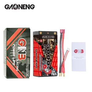 Batería LiPo GAONENG GNB 5000mAh 7.4V 2S 120C RC Shorty Short Pack 4.0mm Bullet Hard Case para Coche RC 1:10 1:12 - Product Image 6