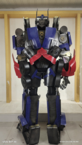 Disfraz de Robot Gigante Realista con Luces LED, Traje de Optimus Prime para Actuaciones de Baile, Halloween, Adultos, Unisex, TV, Cine - Product Image 6