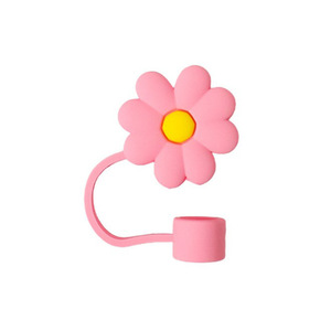 Food-Grade Silicone Flower-Shaped <b>Straw</b> Dust Cap Multiple Styles Universal Bar Drinkware Accessories for <b>Straw</b> Cover Protection - Product Image 3