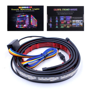 Tira de LED RGB DRL de 24V, impermeable, 1,2 M, 1,5 M, tira de luz decorativa para coche, H4, advertencia de camión, <span class=keywords><strong>Coupe</strong></span> A4, ambiente decorativo - Product Image 3