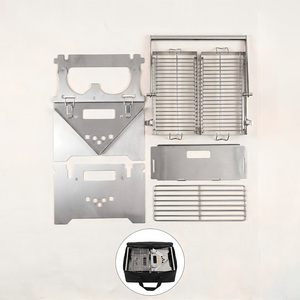 <span class=keywords><strong>Asador</strong></span> Giratorio Profesional de Carbón de 360 Grados para Exteriores y Camping, Ideal para Asar Pavo a la Brasa - Product Image 3