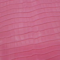 Cuir PVC imperméable de 1,4 mm, motif crocodile mat, pour sacs à main, sièges de voiture, meubles, chaussures et ceintures