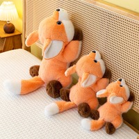 Almohada de Peluche de Zorro, Suave y Esponjosa, Muñeco de Peluche de Zorro, Cojín de Peluche de Zorro para Dormir y Abrazar, Decoración para el Hogar, Sofá y Dormitorio
