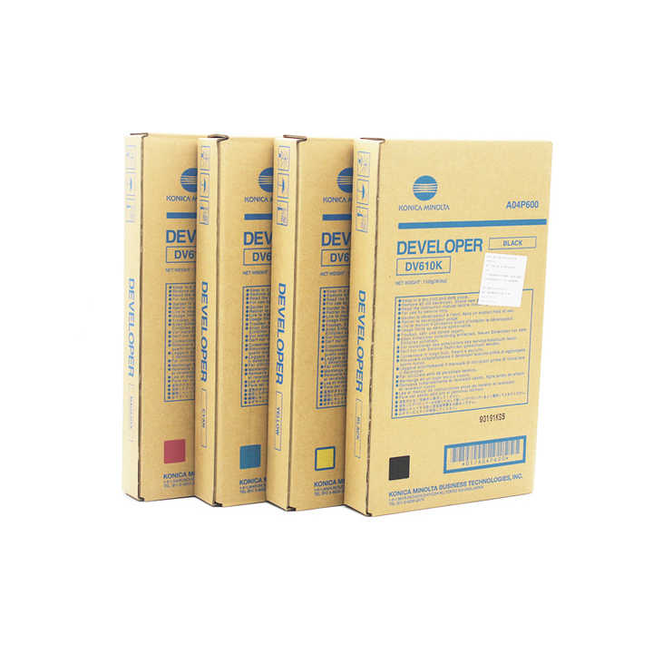 Genuine DV610 CYMK Developer for Konica Minolta Bizhub PRESS C6000 ...
