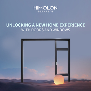 Himolon M9 đôi vào trong mở phong cách Mỹ Hệ thống cửa sổ nhà máy tùy chỉnh cửa sổ nhôm & cửa ra vào thiết kế chịu nước - Product Image 3