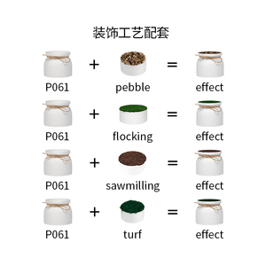 YICAI-plantas artificiales, bonsái pequeño, maceta de simulación de plantas, flores falsas, <span class=keywords><strong>mesa</strong></span>, adornos en maceta - Product Image 4