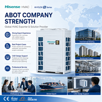Système de climatisation central commercial Hisense HI-FLEXi S avec unités intérieures flexibles à cassette et murales
