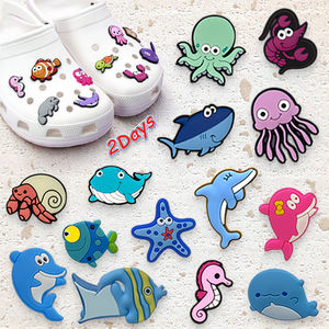 Novedad al por Mayor, Dijes <span class=keywords><strong>de</strong></span> Goma Suave Personalizados HYB Kuaji para Zapatos <span class=keywords><strong>de</strong></span> Mujer, con Forma <span class=keywords><strong>de</strong></span> Animales 2D, <span class=keywords><strong>Pulpo</strong></span>, Delfín, Estrella <span class=keywords><strong>de</strong></span> Mar - Product Image 6