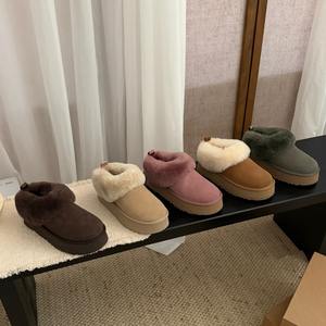 Custom <b>Men</b> <b>Boots</b> Ugly Australia Fur Wool Sheepskin Genuine Leather Tasman Slippers <b>Snow</b> UG <b>Boots</b> Shoes for Women - Product Image 4