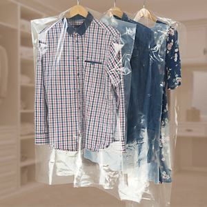 غطاء ملابس شفاف للاستخدام مرة واحدة مقاوم للغبار غطاء ملابس نايلون من أجل التخزين - Product Image 6