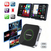Nuevo Reproductor Multimedia para Auto con Sistema Android 15, CarPlay AI Box 4G+64GB, Adaptador Inalámbrico, Compatible con Pantalla Dividida y Múltiples Aplicaciones