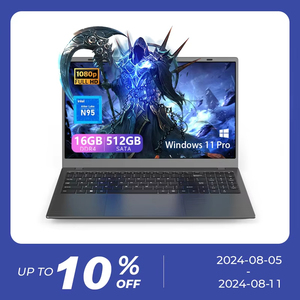 Nuevo portátil para juegos Windows 11 DE 15,6 pulgadas con procesador <span class=keywords><strong>Intel</strong></span> N95 3,40 Ghz 16GB RAM 512GB ROM Teclado en inglés Entrega en 48 horas - Product Image 2