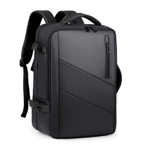 2025 Nhà Máy Biểu Tượng Tùy Chỉnh Không Thấm Nước PU Phim Oxford Chất Liệu Du Lịch Người Đàn Ông Kinh Doanh USB Ngày Gói Túi Lớn 15.6 Inch Máy Tính Xách Tay Ba Lô - Product Image 2