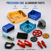 Pièces en aluminium CNC personnalisées, anodisées, multicolores, OEM ODM pour applications mécaniques, industrielles et électroniques