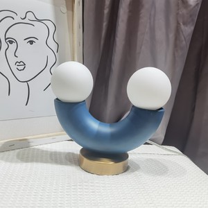 <b>Table</b> <b>Lamp</b> Led E27 Bulb <b>Base</b> Tri Color Light Switch Control Home Desk <b>Lamp</b> 3-5m Irradiation Area - Product Image 1