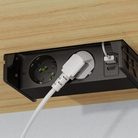 Prise de courant électrique escamotable pour table de conférence, prise de courant escamotable intégrée, prise de courant USB de bureau