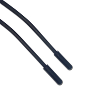 Sensor Suhu Termistor TPE Overmolded 5x20 dengan Isolasi Ganda IP68 Tahan Air, Probe 10K 3435 1C Akurasi -20C