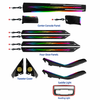 Kit d'éclairage ambiant pour Honda Civic 10e génération 2016-2021, 26 LED, éclairage d'ambiance RGB complet pour l'intérieur, console centrale, panneau de porte