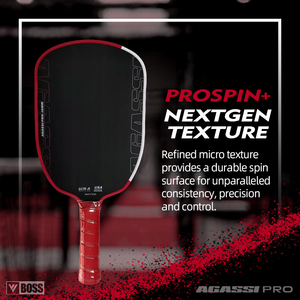 ไม้พายพิคเคิลบอลรุ่น Agassi Pro IV Gen 4 ปี 2025 คาร์บอนไฟเบอร์ T700 แกนรังผึ้ง 14/16 มม. พกพาสะดวก น้ำหนักเบา สำหรับฝึกซ้อม - Product Image 2