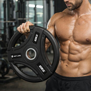 Produttore Cinese di Attrezzature per Palestra, Dischi in Gomma Tri-Grip di Alta Qualità per Uso Professionale - Product Image 6