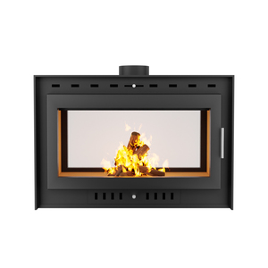 Cheminée Intérieure Autonome à Bois au Design Moderne à Espace Réduit pour Villa en Acier - Product Image 6