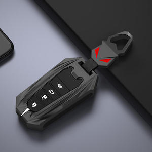 Silicone+Zinc Alloy Car <b>Key</b> Case for TOYOTA Sienna 2021 2022 Hybrid Vehicles Alphard PREVIA Voxy Remote 5 6 Buttons Keychain - Product Image 3