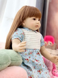 Mueve Ojos Vollsilikon 19 pulgadas Real Baby Doll Blue Pee Moving Silicone and Clothes Mini <span class=keywords><strong>Reborn</strong></span> Dolls para regalos - Product Image 3