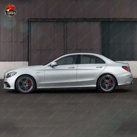 Kit de carrosserie de pare-chocs de voiture de Style C63 pour mercedes-benz W205 diffuseur de pare-chocs de lifting de classe C avec Kits de carrosserie d'embouts d'échappement
