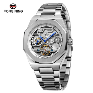 Montres pour hommes FORSINING 8202, tendance, neuves, haut de gamme, dernier modèle, prix d'usine <span class=keywords><strong>pas</strong></span> <span class=keywords><strong>cher</strong></span>, design populaire, quartz, bracelet en acier inoxydable - Product Image 6