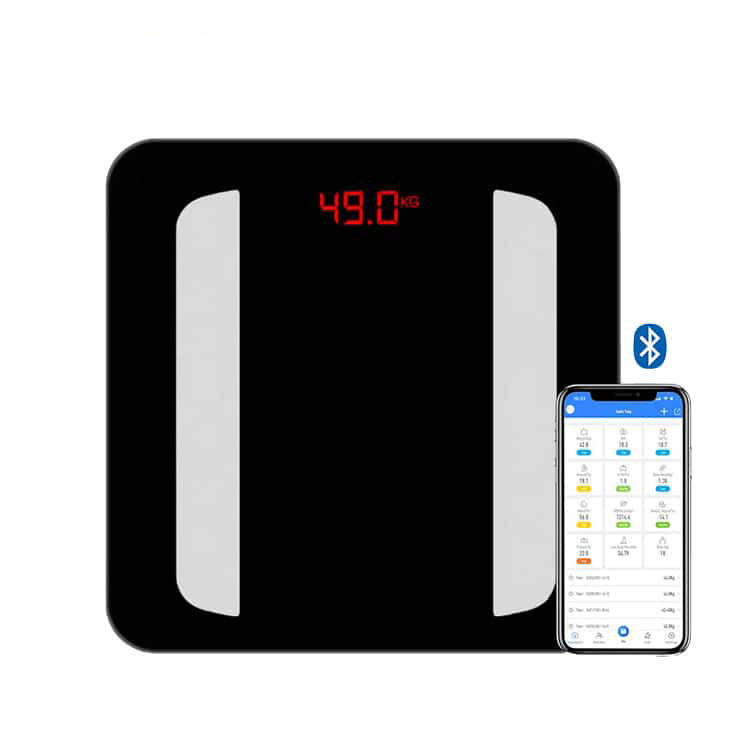 Умные Электронные Бытовые умные цифровые весы для измерения жира с bluetooth