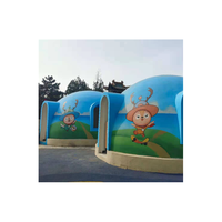 Dôme géodésique en EPS, système de construction modulaire ignifuge haute densité, imperméable et anticorrosion pour village d'éco-tourisme