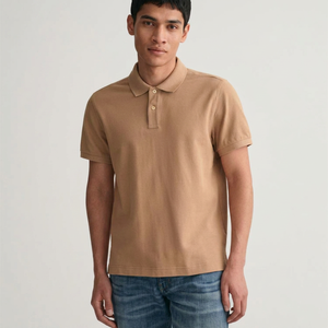Camisas Polo de Golf de Manga Corta Casuales y Deportivas de Algodón 100% con Logotipo Bordado Personalizado para Hombre, Uniformes de Trabajo Personalizados OEM - Product Image 1