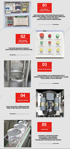Máquina Automática Eléctrica para Enlatar, Llenar y Sellar Atún, Carne de Res, con Tapadora para Envases de Vidrio/Plástico, Construcción de Acero Inoxidable - Product Image 5