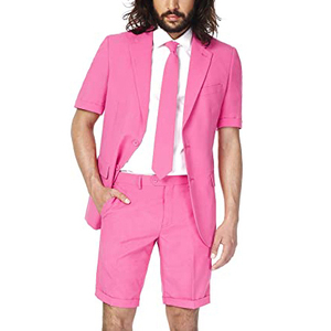 Trajes <span class=keywords><strong>de</strong></span> 3 piezas para hombre, Blazer <span class=keywords><strong>corto</strong></span>, conjunto <span class=keywords><strong>de</strong></span> pantalones cortos, ropa <span class=keywords><strong>de</strong></span> <span class=keywords><strong>novio</strong></span>, <span class=keywords><strong>traje</strong></span> Hawaiano para fiesta, boda, nuevo diseño - Product Image 4