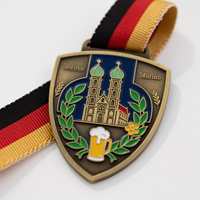 Médaille de l'Oktoberfest de Munich en édition limitée, design personnalisé, souvenir de festival allemand de haute qualité, médaille en métal en vrac
