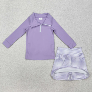 Conjuntos de Yoga para Bebés Niñas: Sudaderas con Cremallera, Blusas y Faldas-Pantalón Florales - Product Image 5