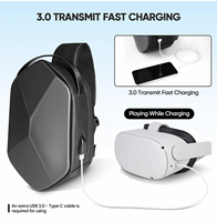 Nouveaux hommes VR lunettes sac de messager grande capacité sac à bandoulière/sac à bandoulière décontracté bureau affaires en matériau de coque dure