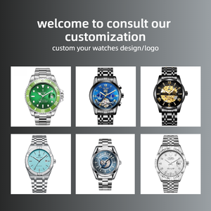 Reloj Automático para Hombre TEVISE 2024 con Logotipo Personalizado, Acero Inoxidable, Esfera de Zafiro, Correa de Silicona, Resistencia al Agua 5BAR - Product Image 5