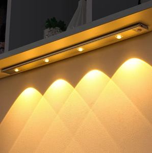 Moderne Led Pvc Aan De Muur Gemonteerde Bewegingssensor Kast Licht Dimbaar Touch Control Instelbare Kleur Temp Helderheidsverlichting - Product Image 1