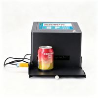 Machine de codage statique avec logo personnalisé, imprimante jet d'encre à séchage rapide pour surfaces rondes, compatible avec toutes les surfaces