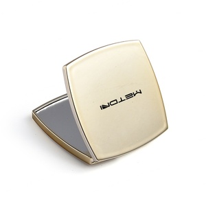 Portable ABS Makeup Hand <b>Mirror</b> Mini <b>Square</b> Pocket <b>Mirror</b> Gold Compact <b>Mirror</b> - Product Image 6