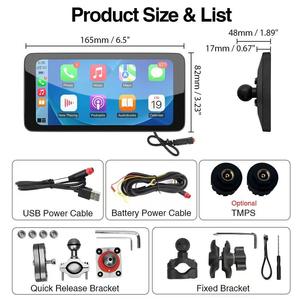 6.25 "nhanh chóng phát hành Bracket Bluetooth Navigation cho xe đạp xách tay <span class=keywords><strong>GPS</strong></span> cho xe máy tốt nhất xe máy Navigation <span class=keywords><strong>GPS</strong></span> đơn vị - Product Image 3