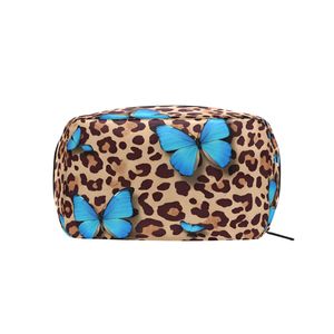 Wholesale Custom Butterfly Printed Makeup <b>Bag</b> for Women Cosmetic Pouch with Zipper Portable <b>Wash</b> <b>Bag</b> for Travel - Product Image 2