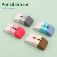 24 pièces par boîte mignon dessin animé gomme pour enfants étudiant papeterie doux crayon caoutchouc 2b gomme crayon gomme