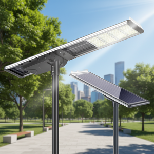 100W Outdoor Solar <b>LED</b> Street <b>Light</b> IP66 Waterproof Monocrystalline <b>Motion</b> <b>Sensor</b> Remote Control 3-Year Warranty for LCS-XY-43 3 - Product Image 1