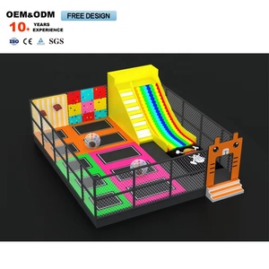 Interactive Indoor Playground Equipment Kids Big Slides <b>Trampoline</b> Ball Pool Climbing Features Soft Indoor Playground - Product Image 5